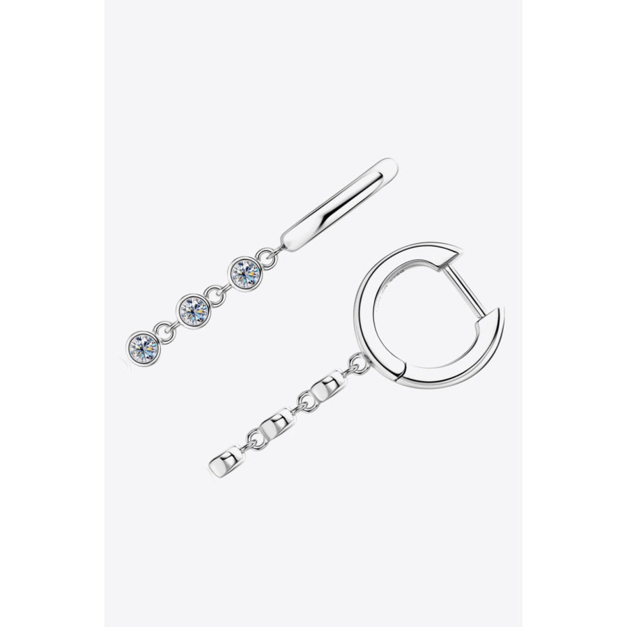 Moissanite Decor 925 Sterling Silver Earrings