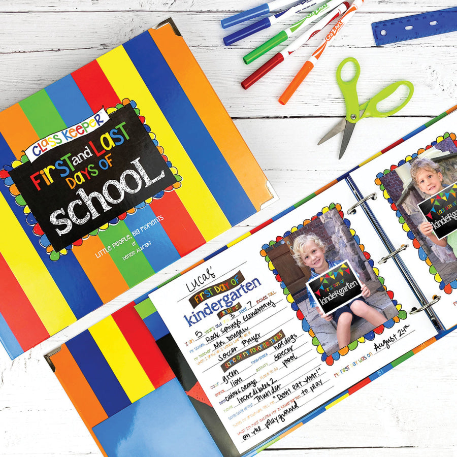 Mom Must-Have School Keepsake Kit | Class Keeper® + Photo Prop Deck + School Stickers Canal