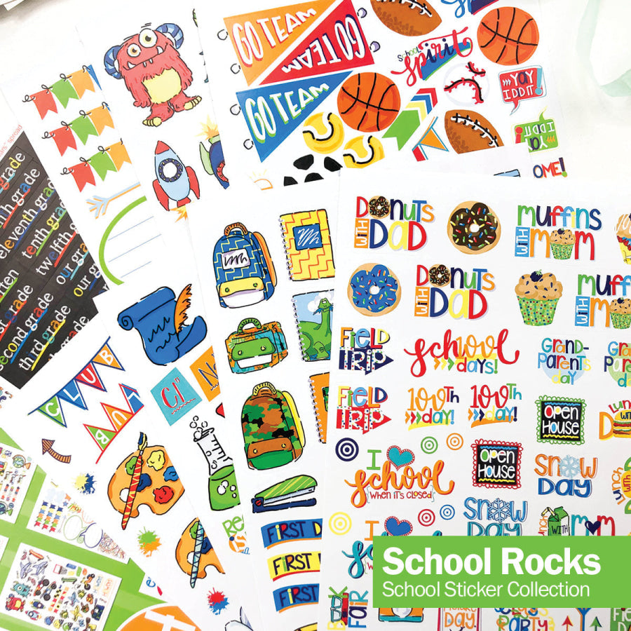 Mom Must-Have School Keepsake Kit | Class Keeper® + Photo Prop Deck + School Stickers Canal