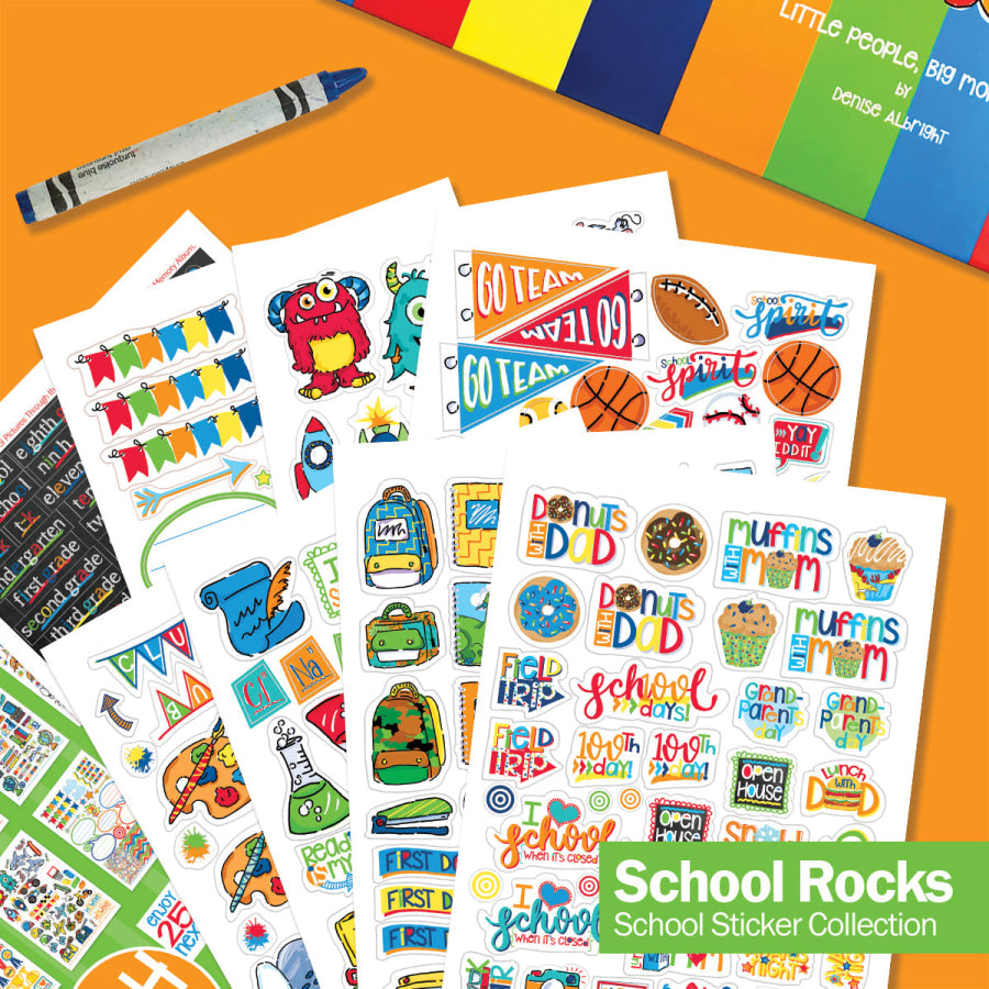 Mom Must-Have School Keepsake Kit | Class Keeper® + Photo Prop Deck + School Stickers Canal