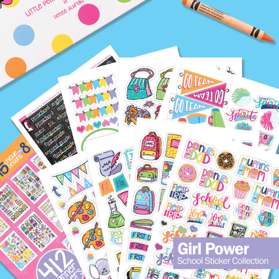 Mom Must-Have School Keepsake Kit | Class Keeper® + Photo Prop Deck + School Stickers Canal