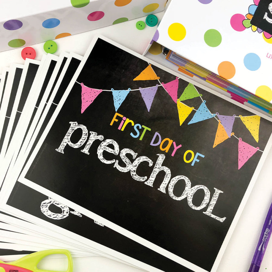 Mom Must-Have School Keepsake Kit | Class Keeper® + Photo Prop Deck + School Stickers Canal