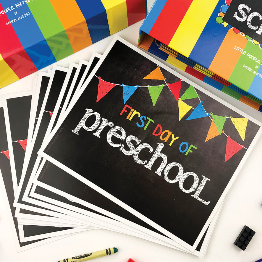 Mom Must-Have School Keepsake Kit | Class Keeper® + Photo Prop Deck + School Stickers Canal