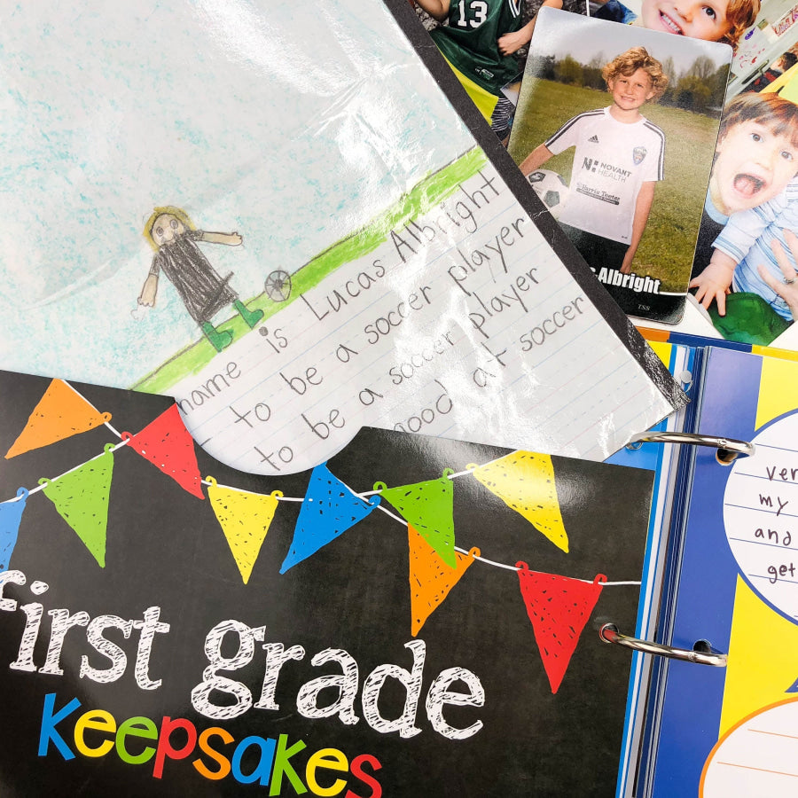 Mom Must-Have School Keepsake Kit | Class Keeper® + Photo Prop Deck + School Stickers Canal