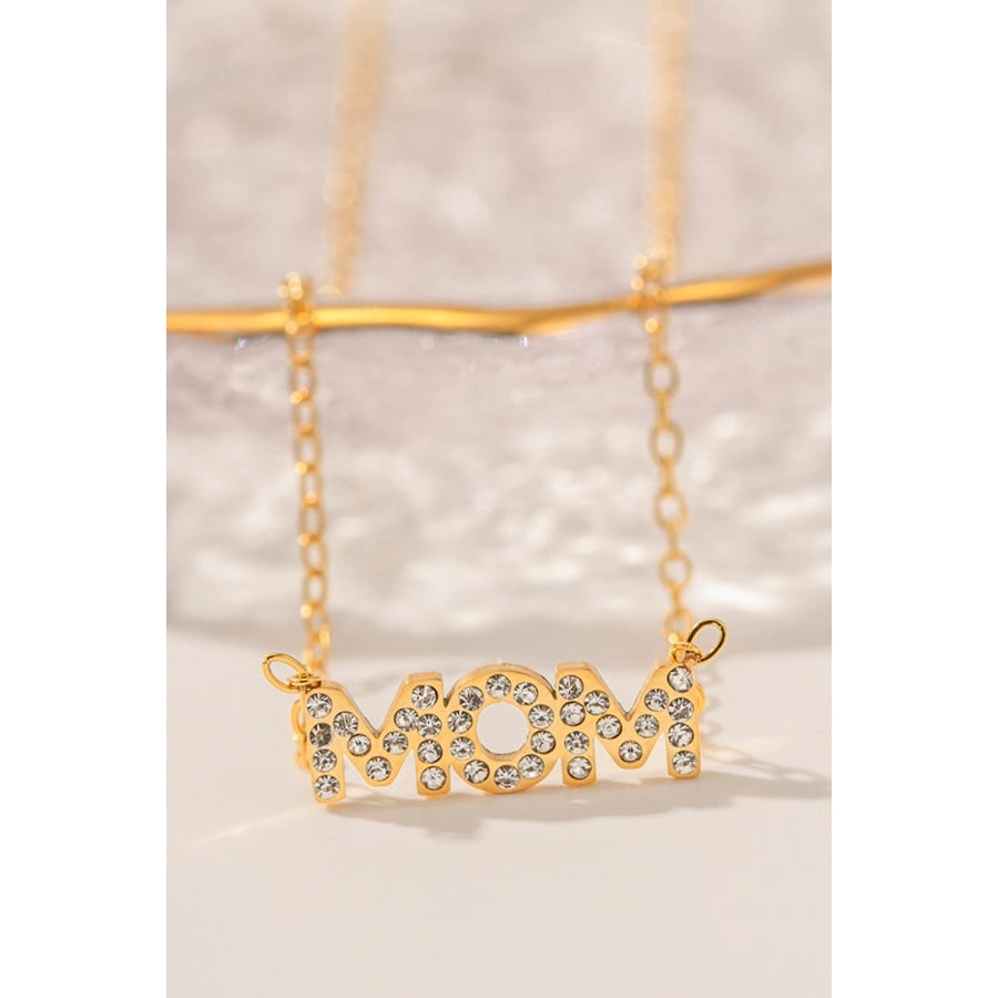 MOM Stainless Steel Necklace Gold / One Size