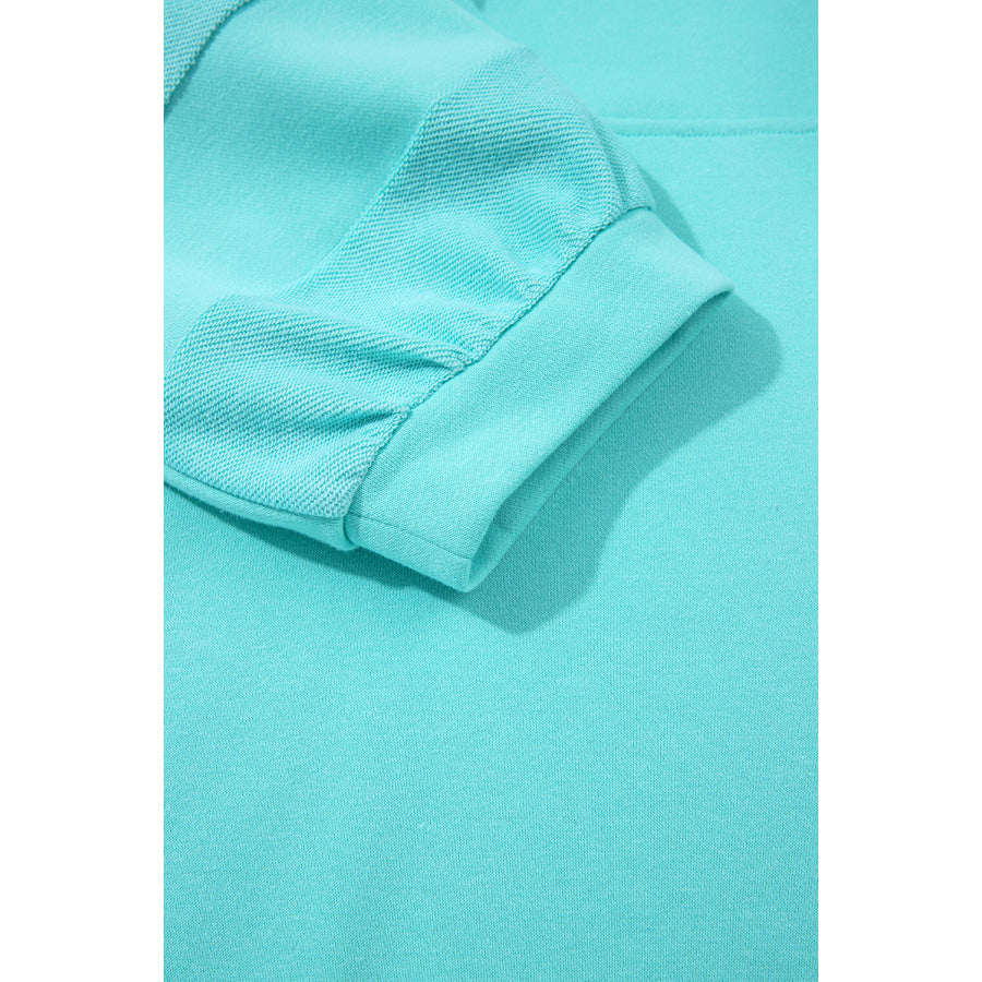 Moonlight Jade Bow Front Bracelet Sleeve Collared Side Pocket Shift Mini Dress Dresses/Mini Dresses