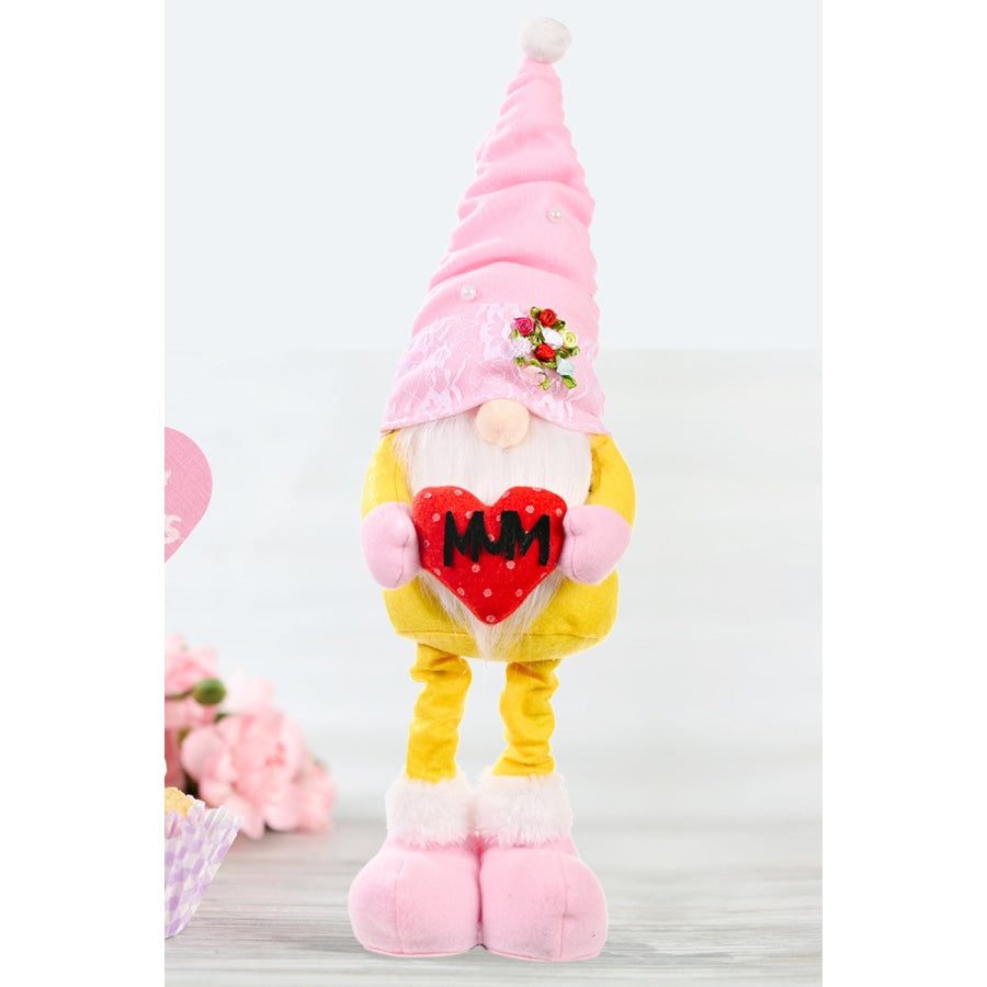 Mother’s Day Pearl Decor Faceless Gnome Banana Yellow / One Size