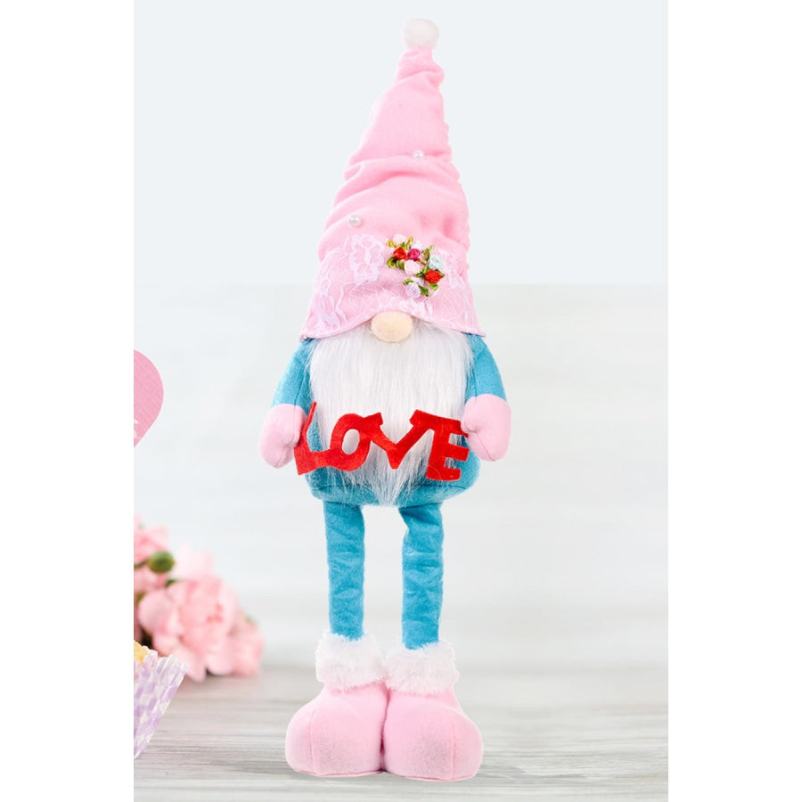 Mother’s Day Pearl Decor Faceless Gnome Sky Blue / One Size