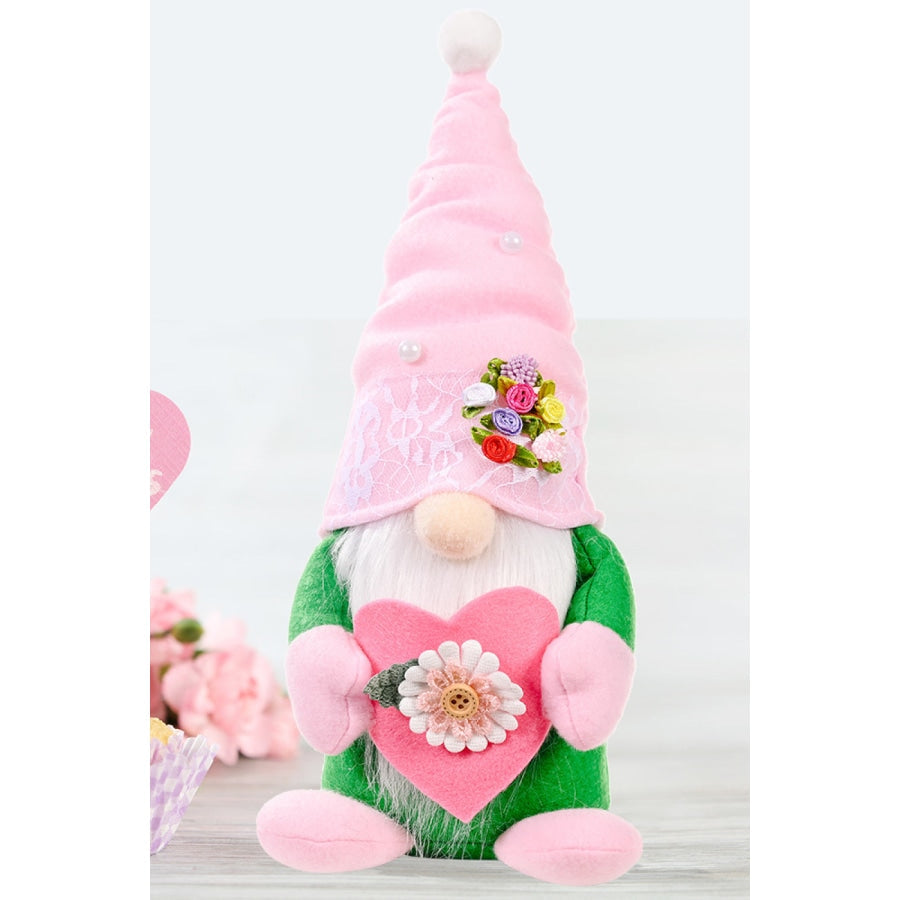 Mother’s Day Short Leg Faceless Gnome Mid Green / One Size