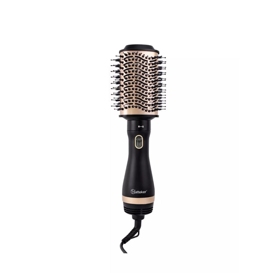 Multi-Functional Hot Air Brush Hair Dryer Black / European plug Apparel and Accessories