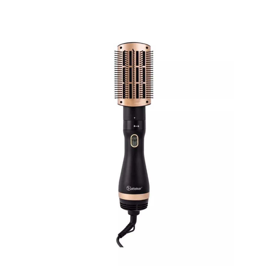 Multi-Functional Hot Air Brush Hair Dryer Black / European plug Apparel and Accessories