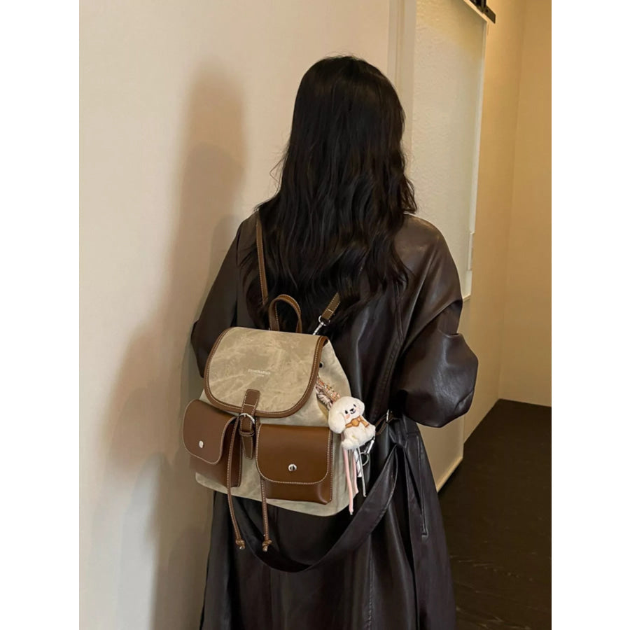 Multi-Pocket Casual Backpack Bag Apparel and Accessories
