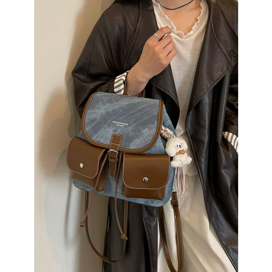 Multi-Pocket Casual Backpack Bag Apparel and Accessories