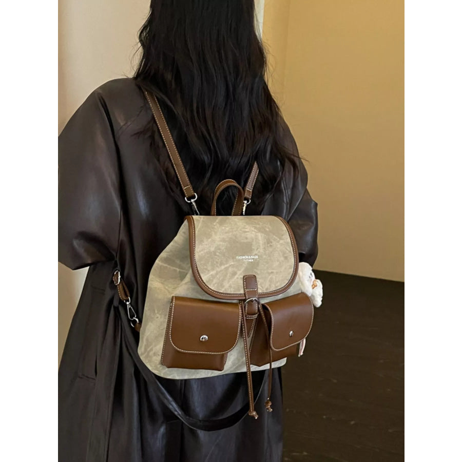 Multi-Pocket Casual Backpack Bag Apparel and Accessories