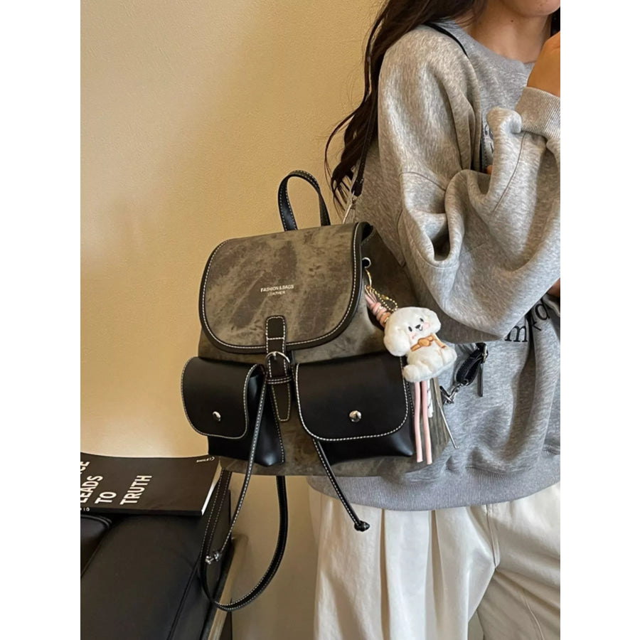 Multi-Pocket Casual Backpack Bag Apparel and Accessories