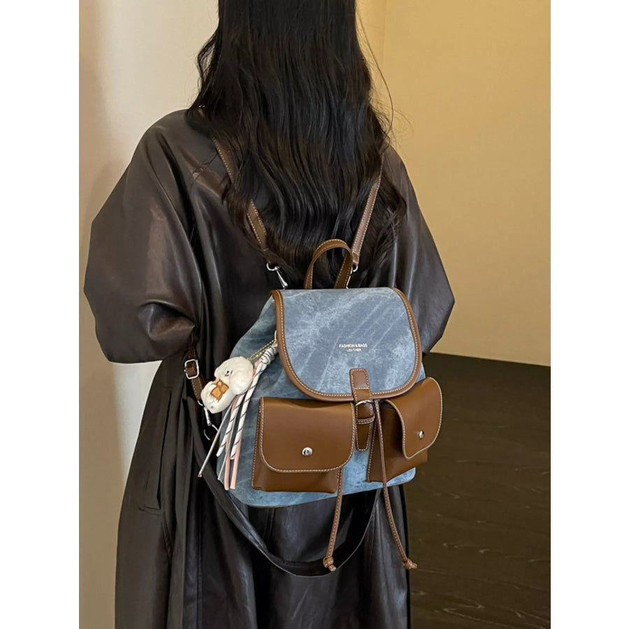 Multi-Pocket Casual Backpack Bag Apparel and Accessories