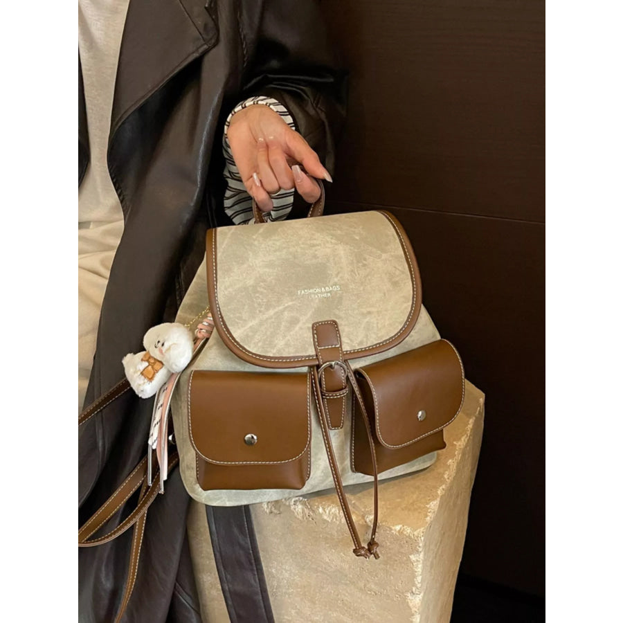 Multi-Pocket Casual Backpack Bag Apparel and Accessories