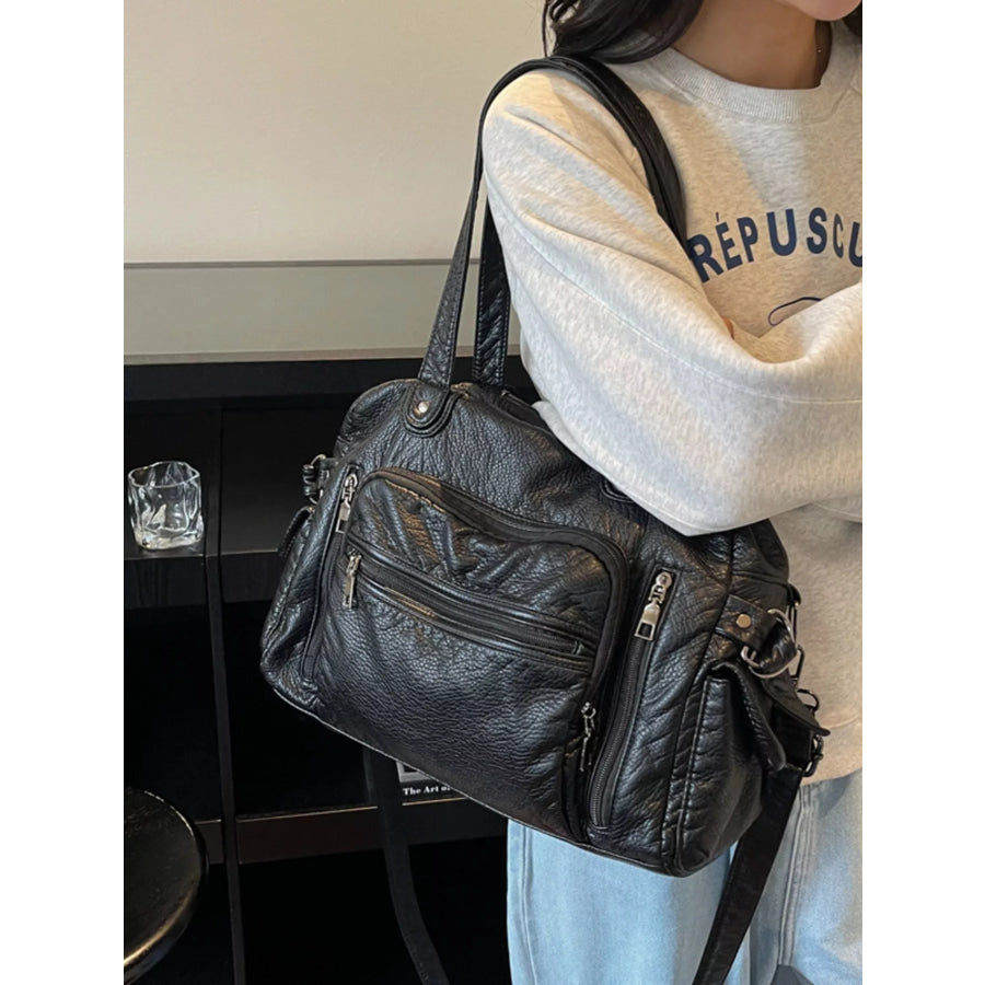 Multi Pocket Shoulder Bag Apparel and Accessories