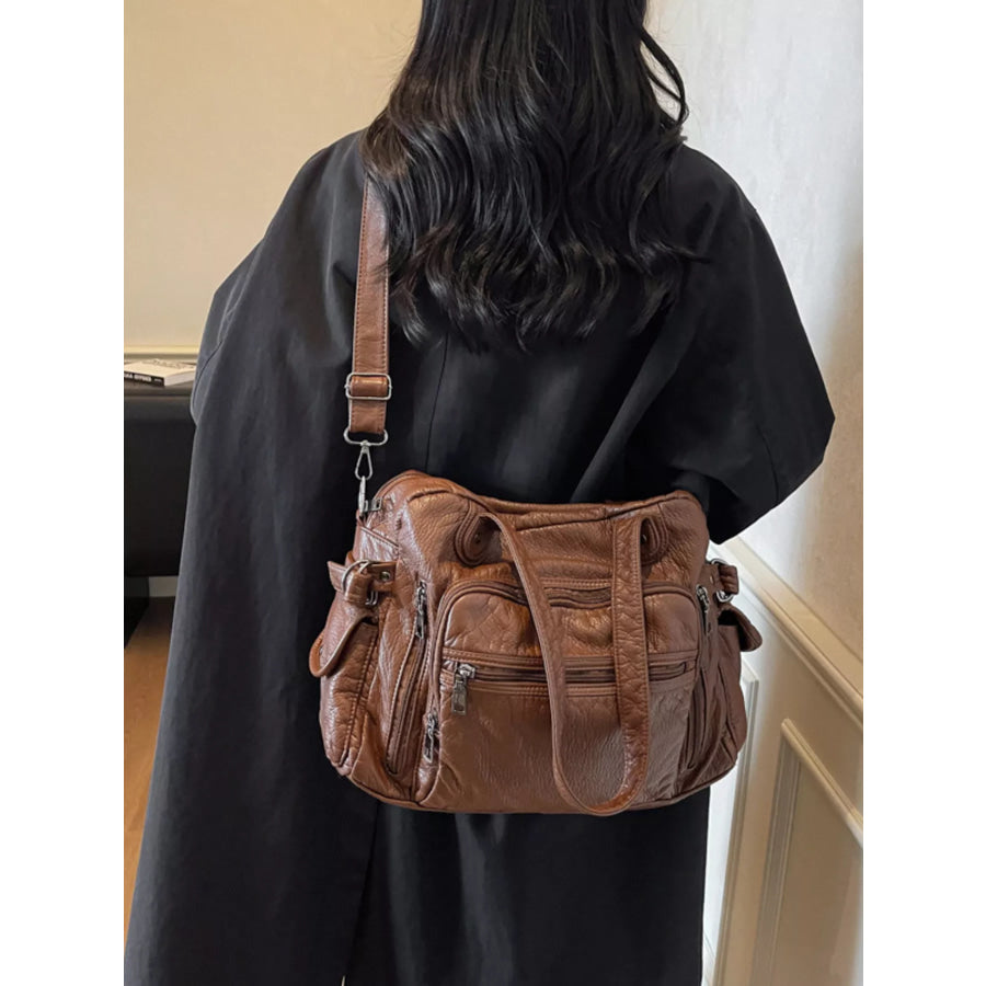 Multi Pocket Shoulder Bag Apparel and Accessories