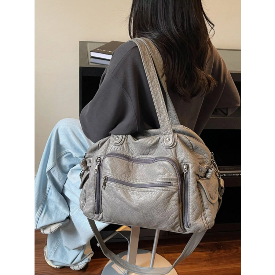 Multi Pocket Shoulder Bag Apparel and Accessories