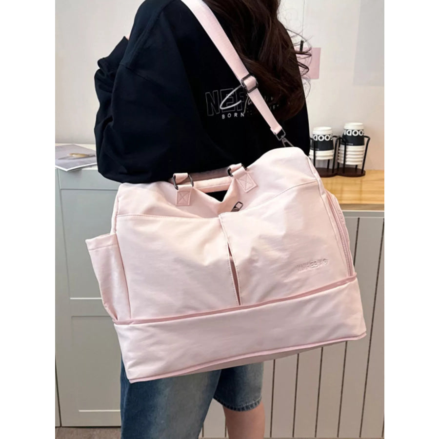 Multi-Pockets Travel Bag Pink / One Size Apparel and Accessories