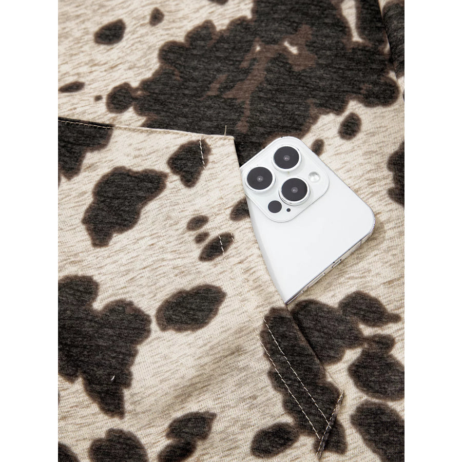 Multicolour Western Print Long Sleeve Pocket Regular Fit Hoodie Apparel and Accessories