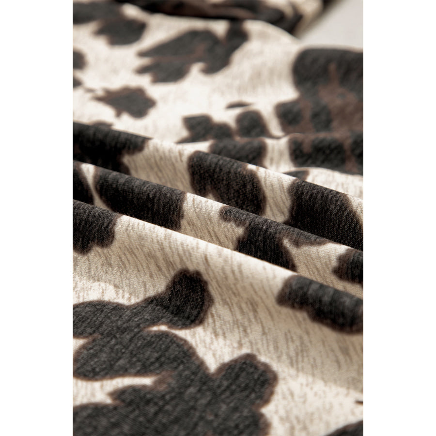 Multicolour Western Print Long Sleeve Pocket Regular Fit Hoodie Tops/Sweatshirts & Hoodies