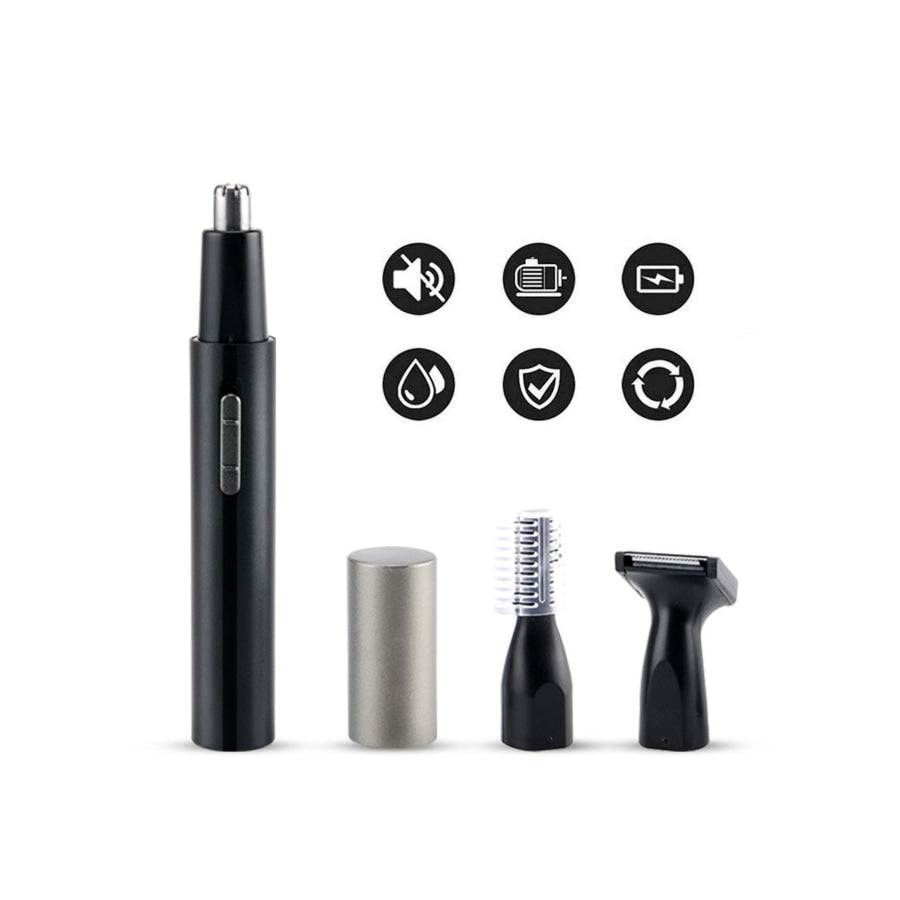 Multifunctional Rechargeable Nose Hair Trimmer Black / ONESIZE Apparel and Accessories