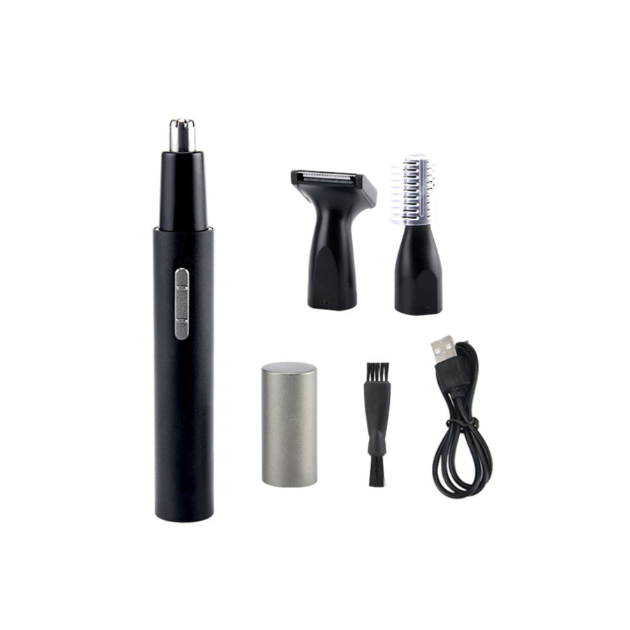 Multifunctional Rechargeable Nose Hair Trimmer Black / ONESIZE Apparel and Accessories