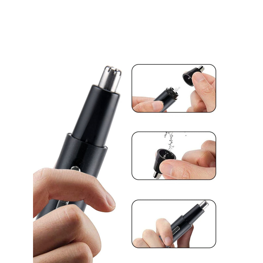 Multifunctional Rechargeable Nose Hair Trimmer Black / ONESIZE Apparel and Accessories
