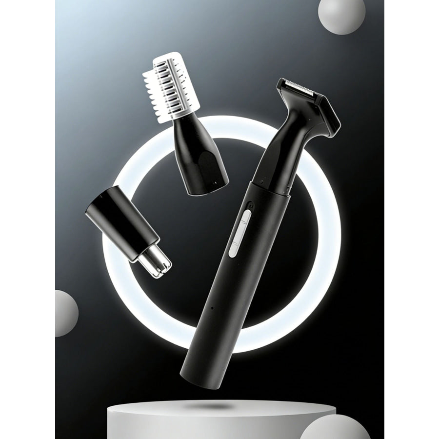 Multifunctional Rechargeable Nose Hair Trimmer Black / ONESIZE Apparel and Accessories