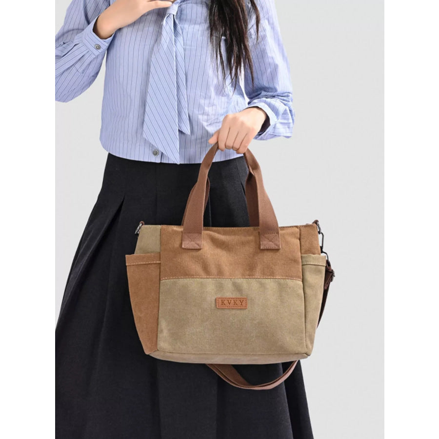 Multiple Pockets Travel Bag Taupe / onesize Apparel and Accessories