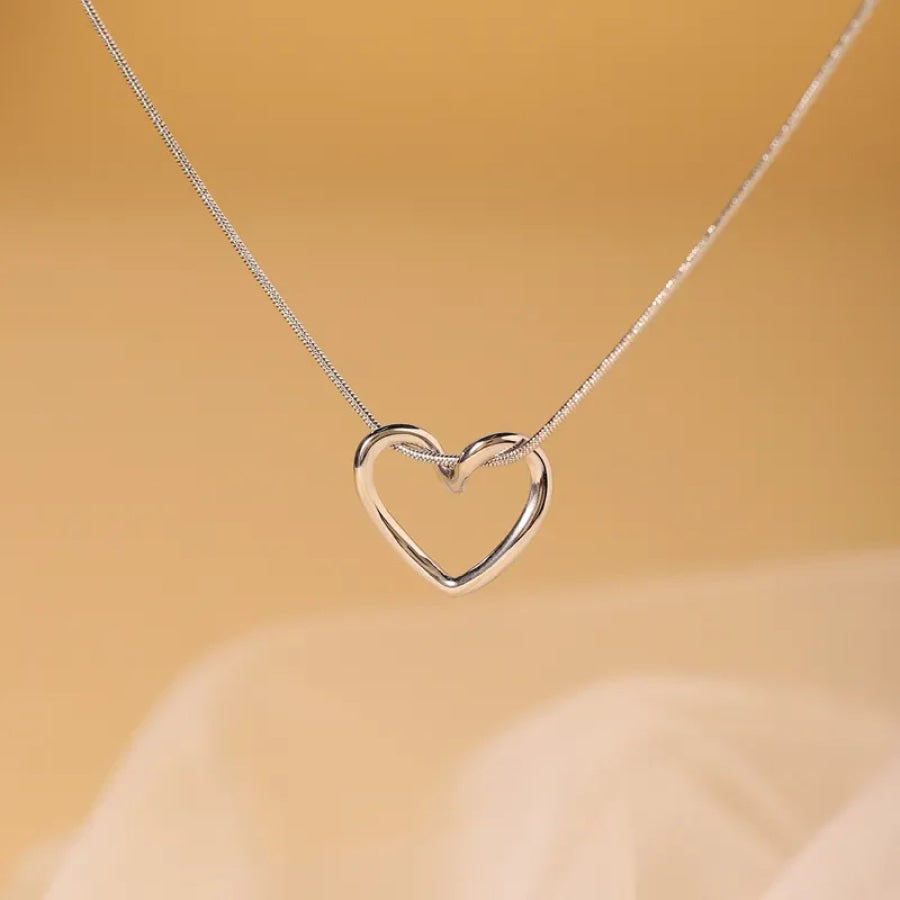 My Whole Heart Necklace (Pre - Order) Silver Necklaces