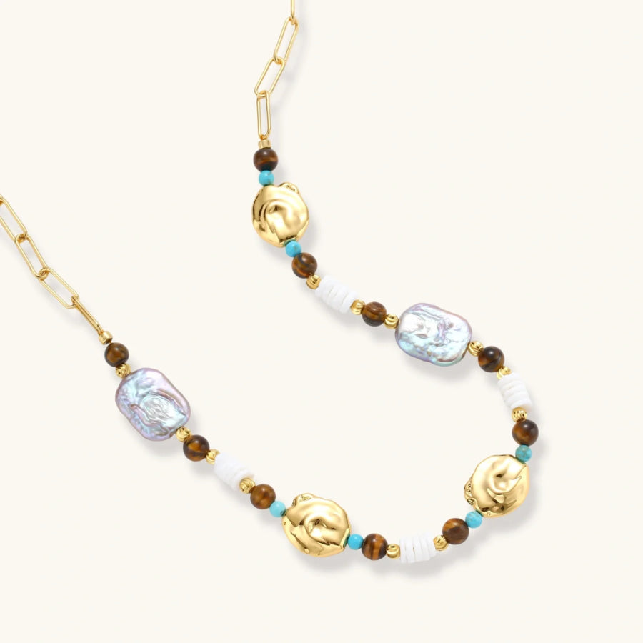 Mystic Garden Baroque Necklace by Sandee Rain Boutique Necklaces