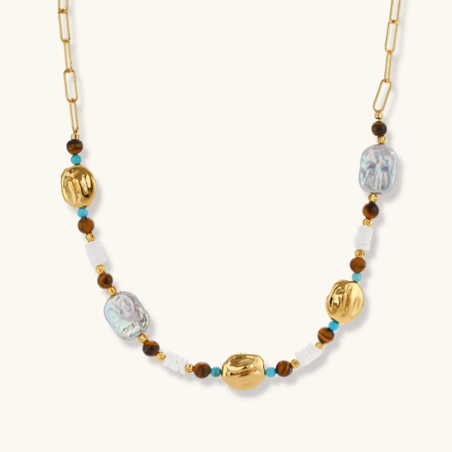 Mystic Garden Baroque Necklace by Sandee Rain Boutique Necklaces