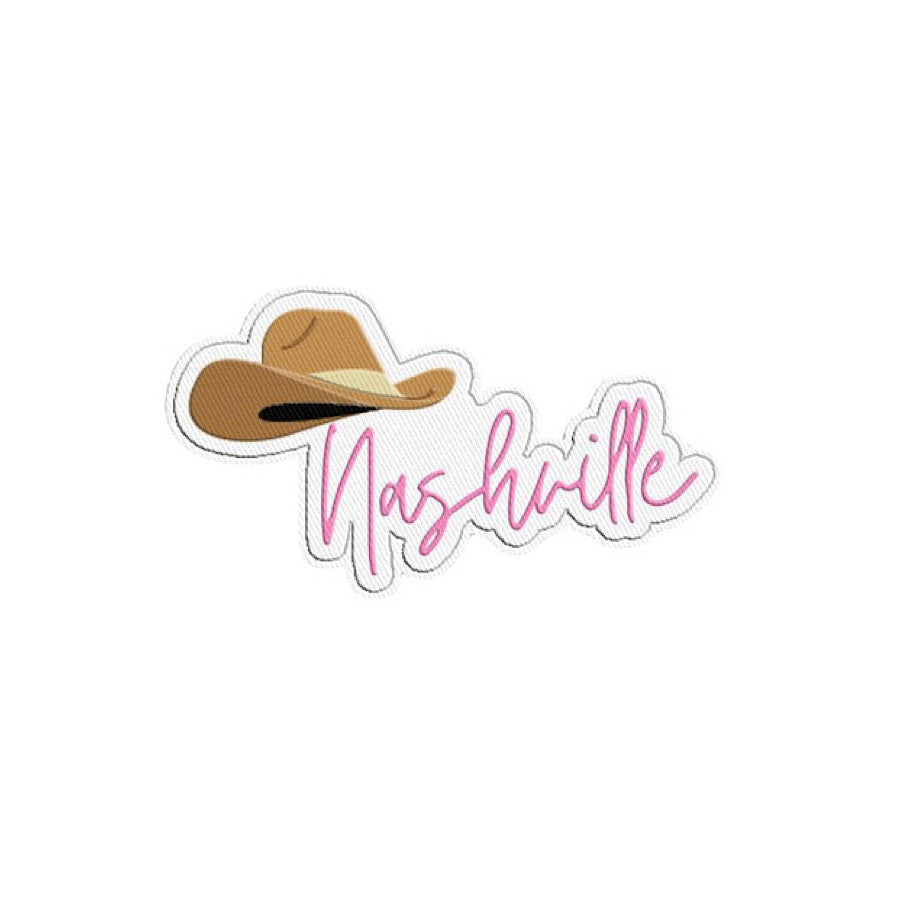 Nashville Cowboy Hat Sticker - ETA 3/20 WS 600 Accessories