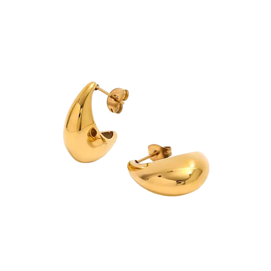 Natural Element Gold Teardrop Earrings - ETA 5/3 WS 630 Jewelry
