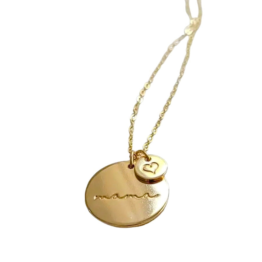Natural Elements Gold Mama Pendant Necklace - ETA 2/1 WS 630 Jewelry