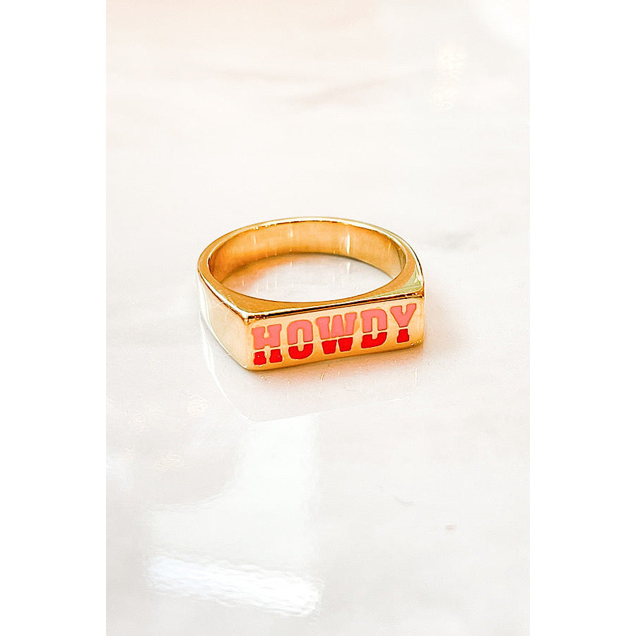 Natural Elements Howdy Gold Ring WS 630 Jewelry