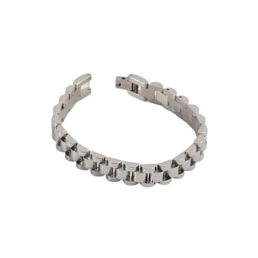 Natural Elements Silver Watch Band Bracelet WS 630 Jewelry