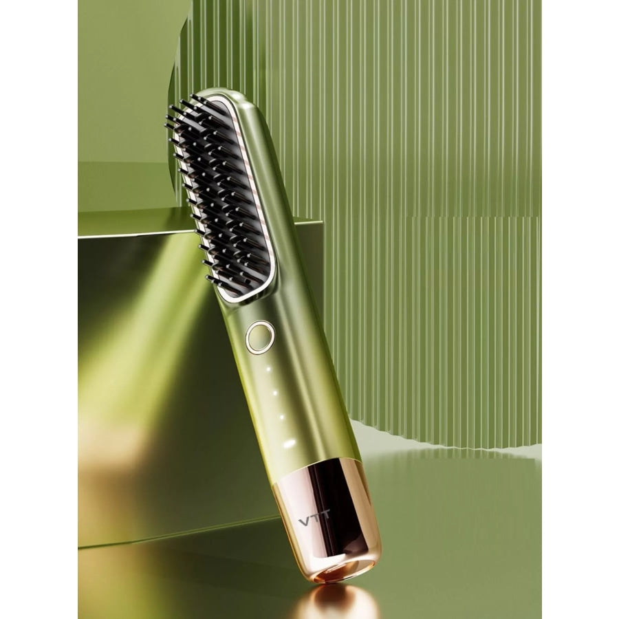 Negative Ions Straightening Comb Yellow-Green / ONESIZE Apparel and Accessories