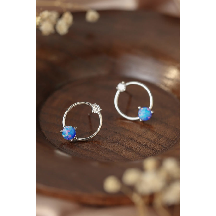 New Beginnings Opal Earrings Sky Blue / One Size