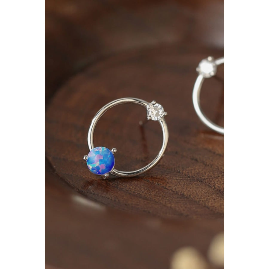 New Beginnings Opal Earrings Sky Blue / One Size