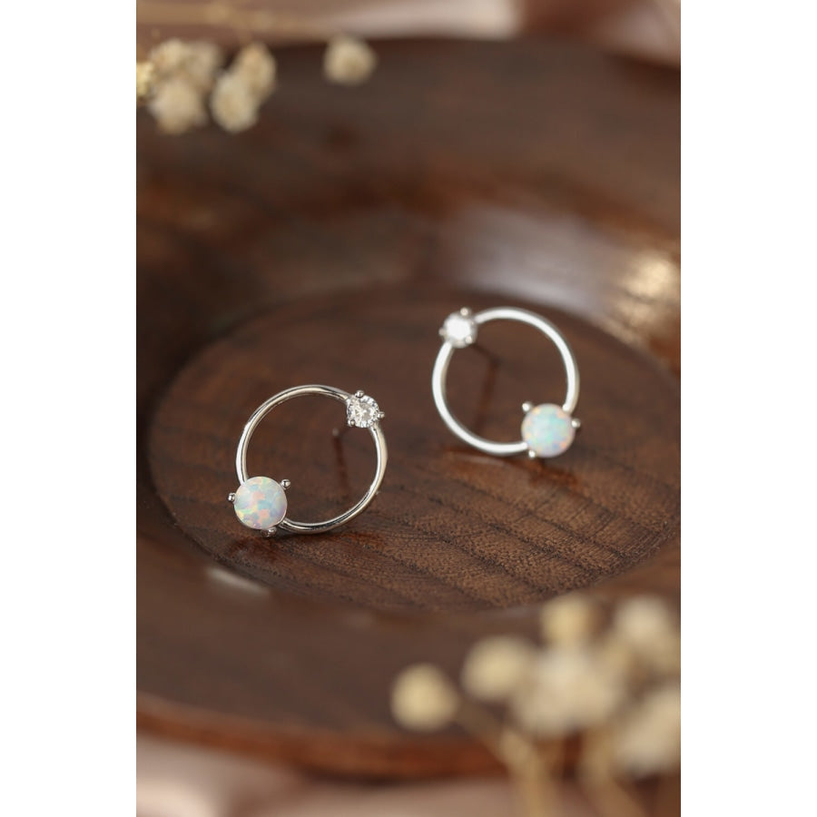 New Beginnings Opal Earrings White / One Size