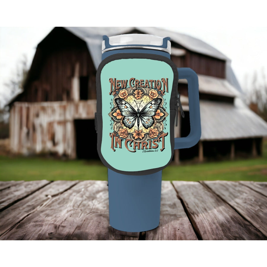 New Creation In Christ Zippered Pouch/Bag For 40oz Tumbler Tumbler