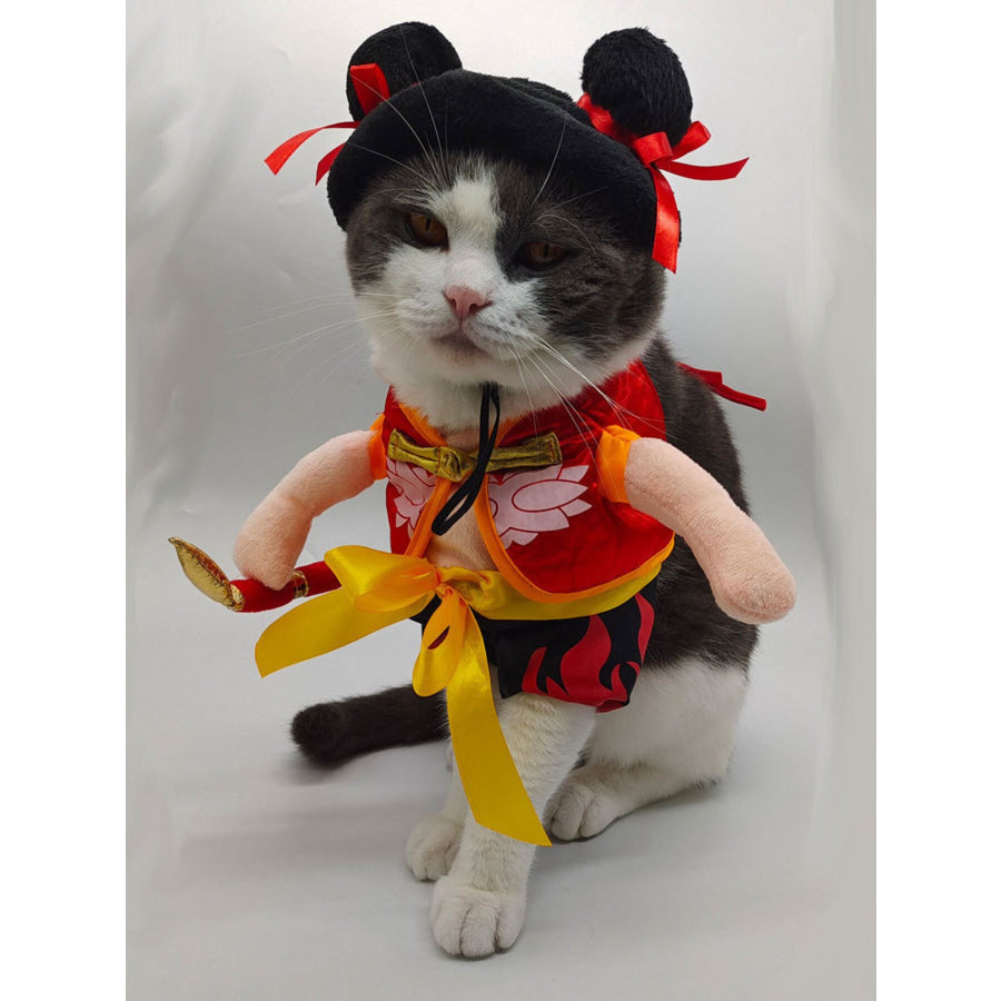 Nezha Pet Jumpsuit with Weapon Apparel and Accessories