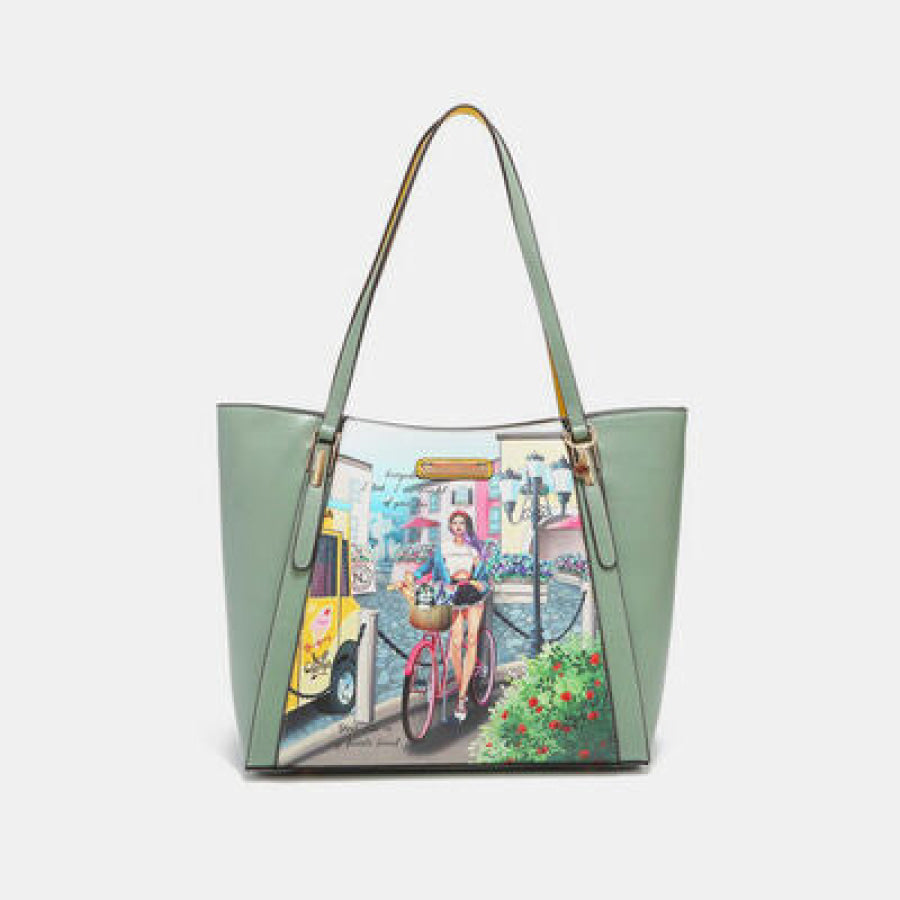 Nicole Lee USA COZY STREET IN MILAN 3 - Piece Handbag Set COZYSTREETINMILAN / One Size Apparel and Accessories