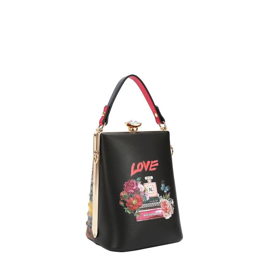 NICOLE LEE USA DIAMOND STONE CLUTCH Handbags