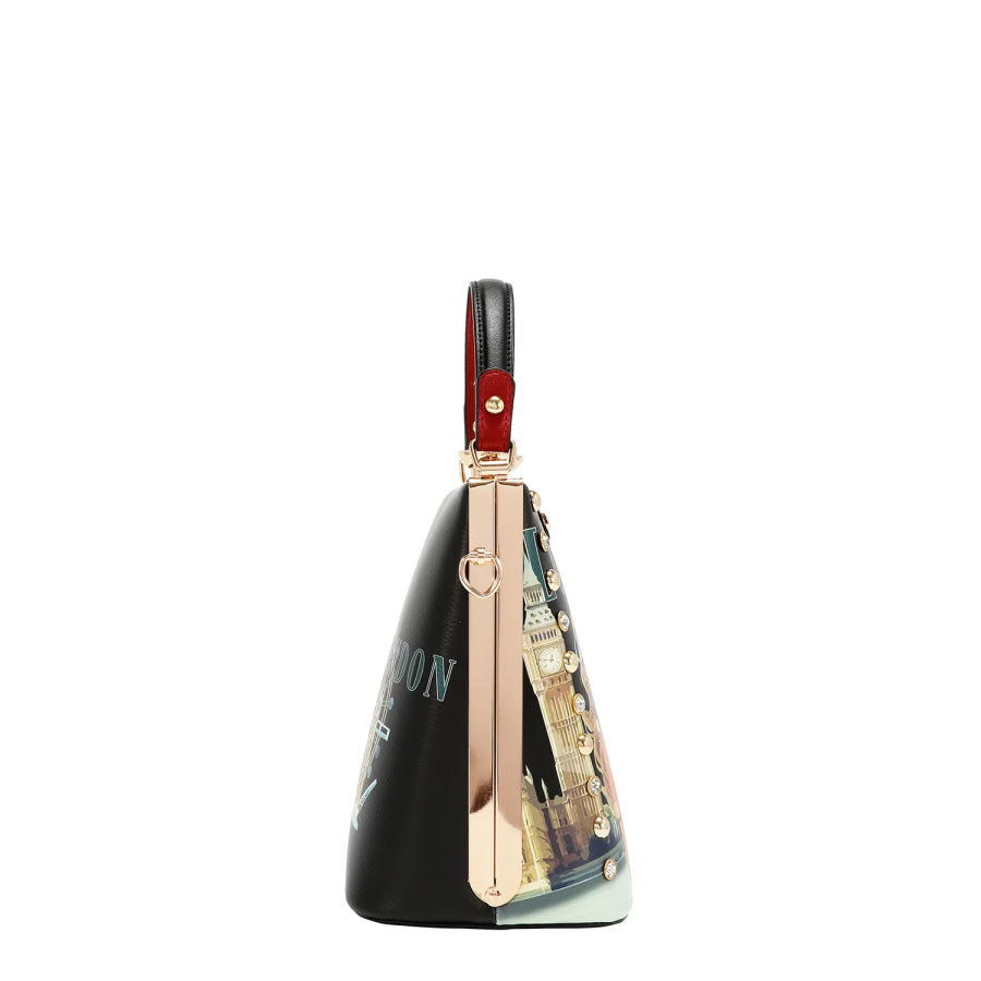 NICOLE LEE USA DIAMOND STONE CLUTCH Handbags