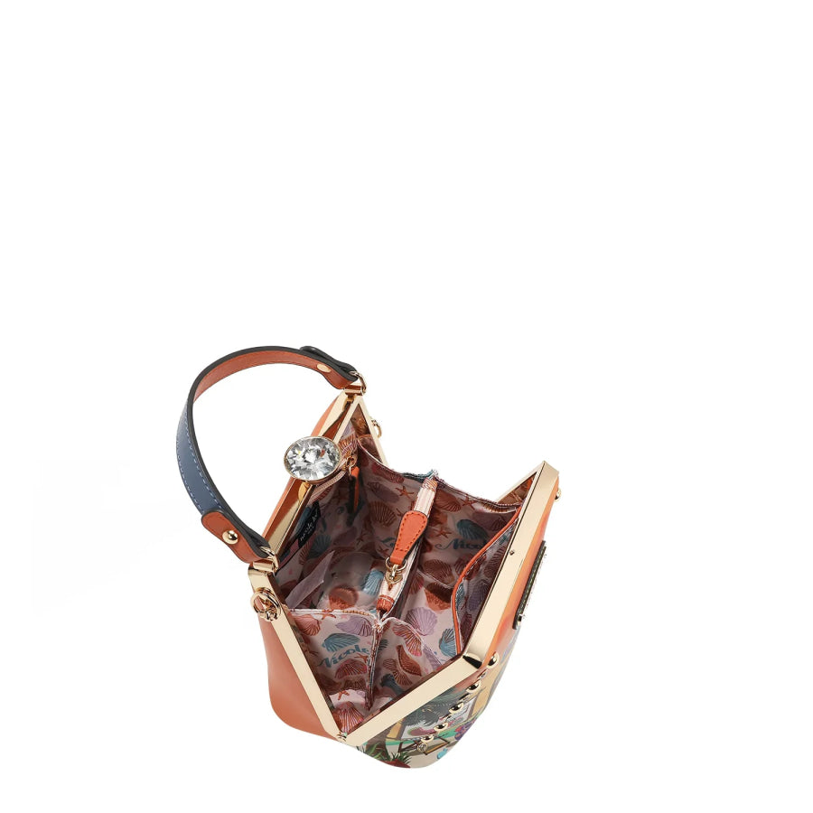 NICOLE LEE USA DIAMOND STONE CLUTCH Handbags